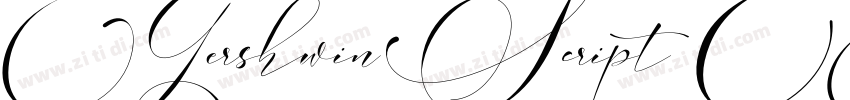 GershwinScript Extra字体转换